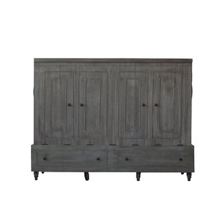 Room and Loft Rolling Queen Murphy Bed -