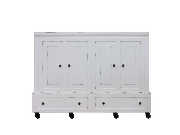 RoomAndLoft Queen Rolling Murphy Bed & Reviews | Wayfair