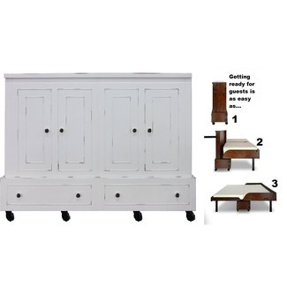 RoomAndLoft Queen Rolling Murphy Bed & Reviews | Wayfair