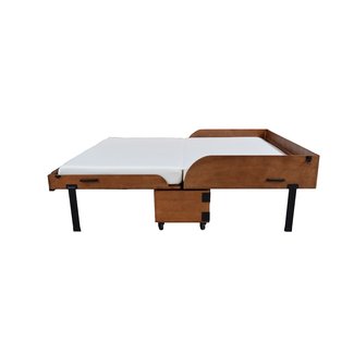 RoomAndLoft Rolling Queen Storage Murphy Bed with Mattress ...
