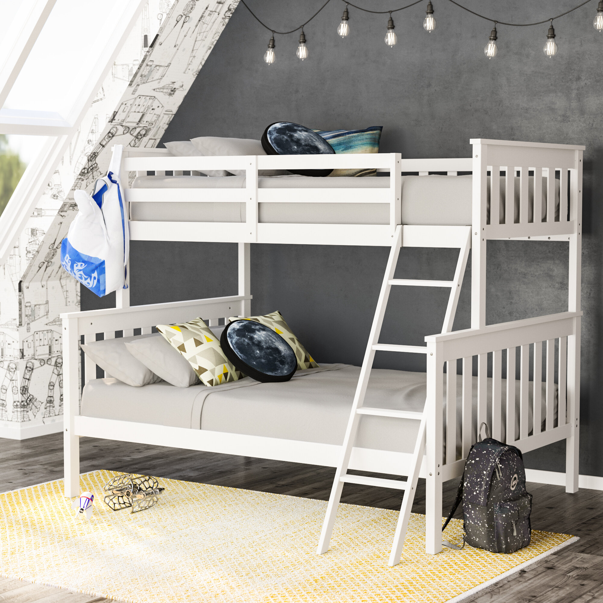 Rowley Twin Over Full Bunk Bed