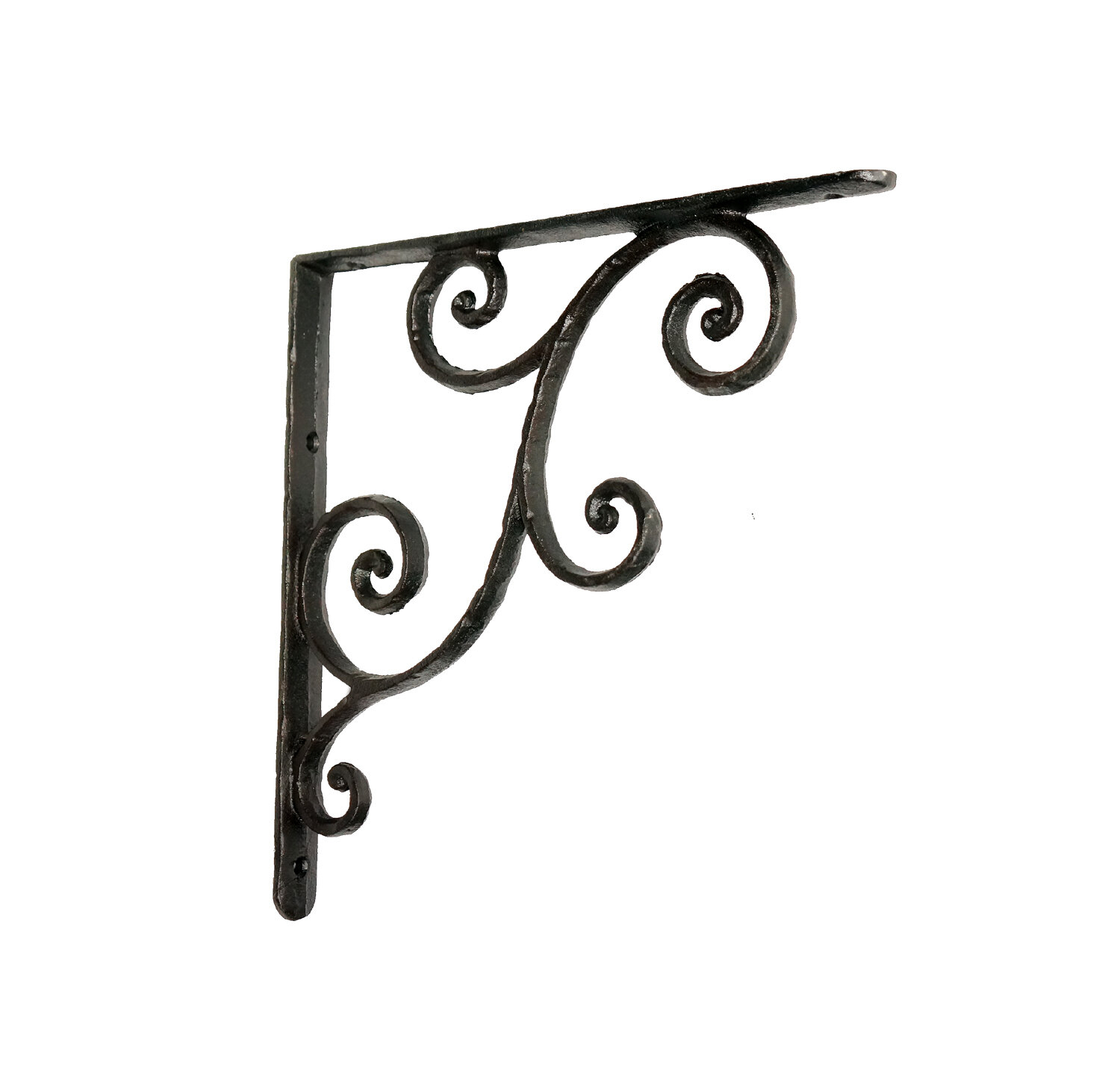 Antiques Pairs Available Beautiful Black Cast Iron Ornate Wall