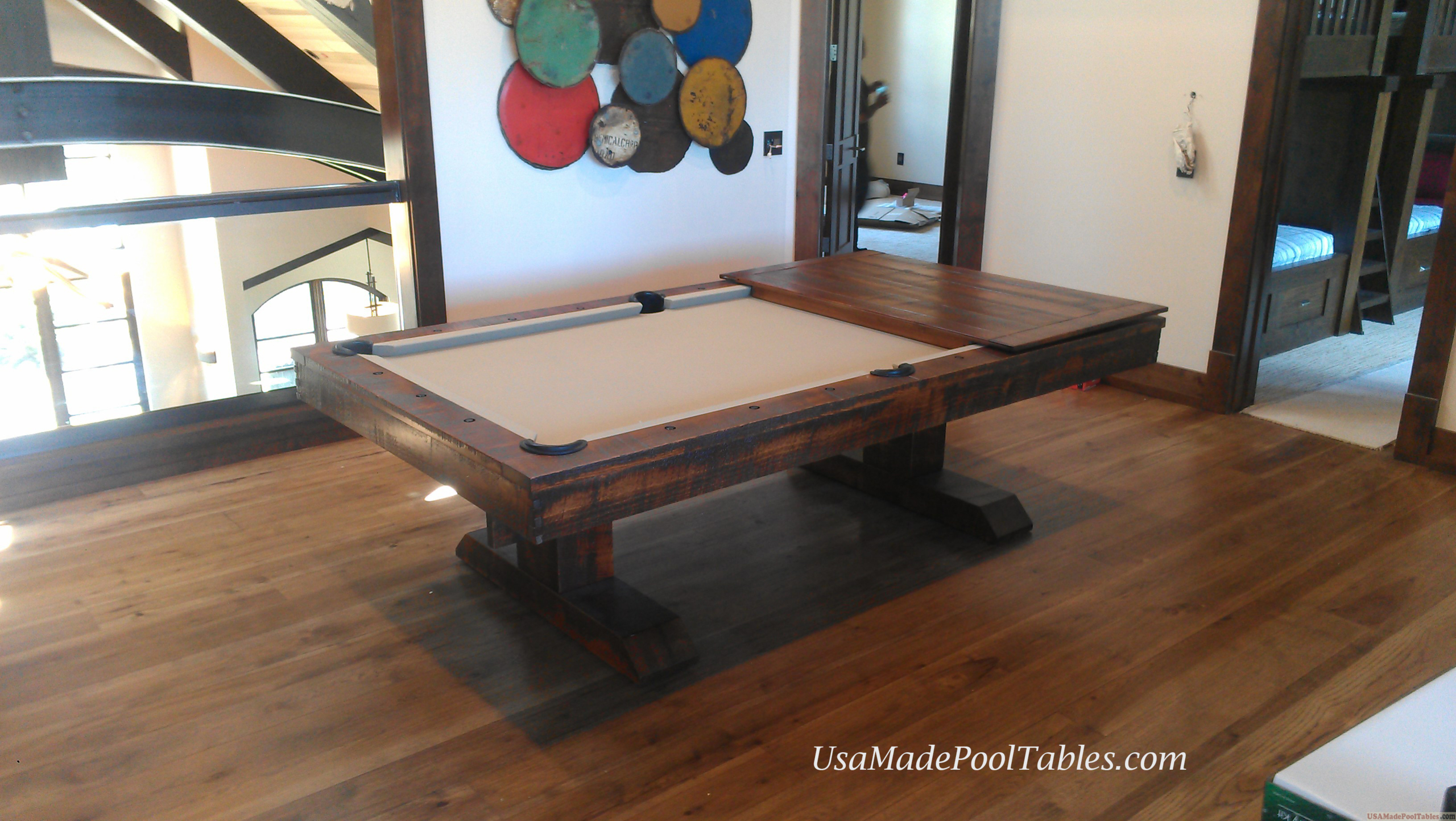 RUSTIC TABLE : RUSTIC POOL TABLES : RUSTIC DINING TABLE