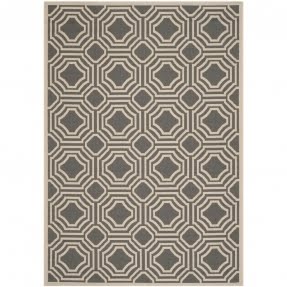 Schaper Dark Gray/Beige Area Rug
