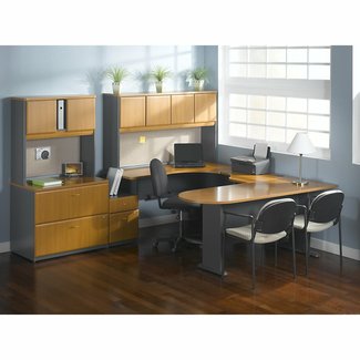 Series A 3 Piece L- Shape Desk Office Suite