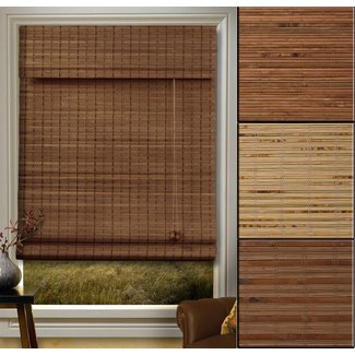 Sunscreen//Breathable Natural Curtains WYCD Bamboo Shades Roll Up Shutters Multiple Sizes Easy to Install Venetian Blinds for Outdoor//Indoor