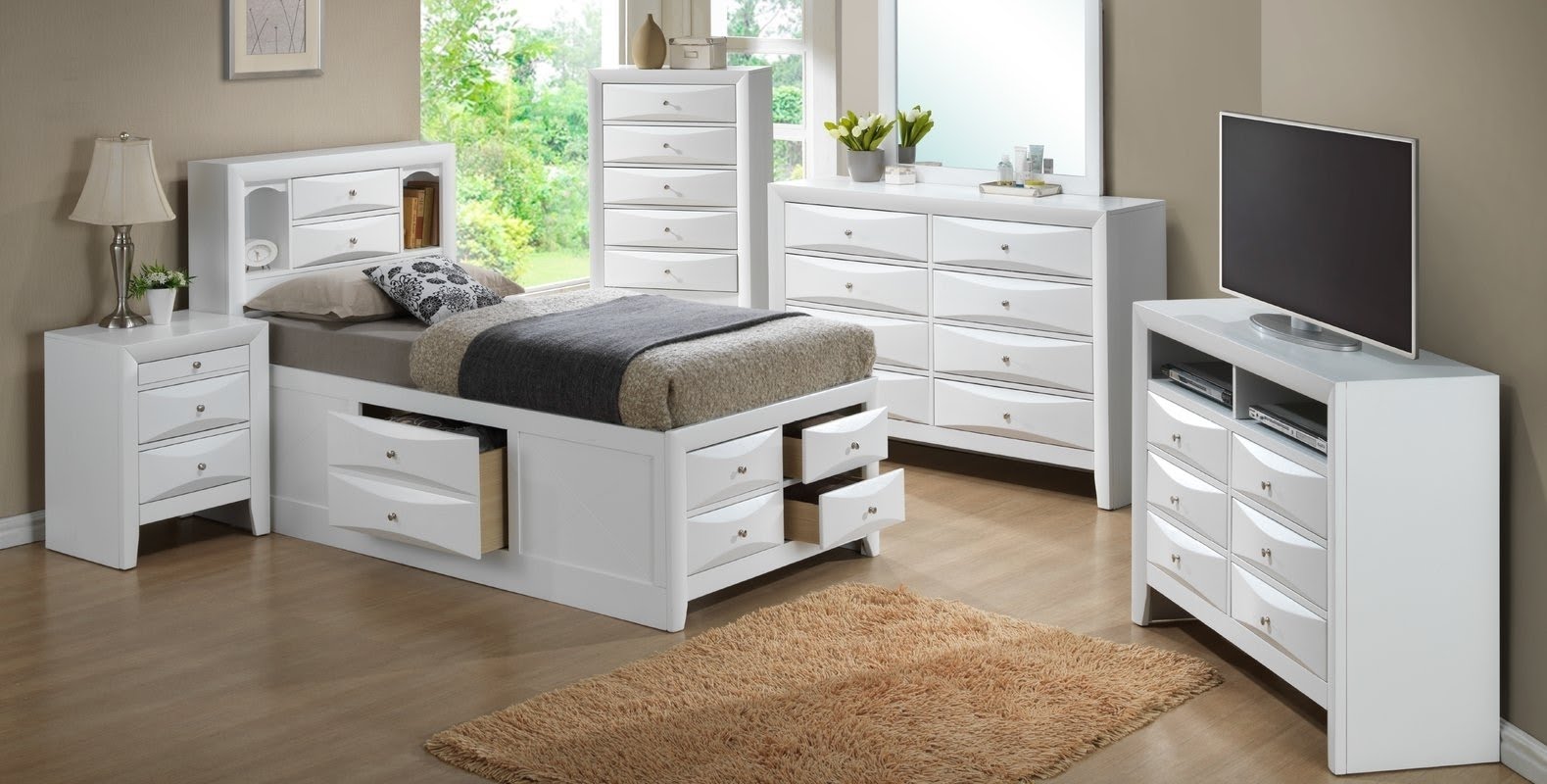 Shimizu Storage Platform Bed