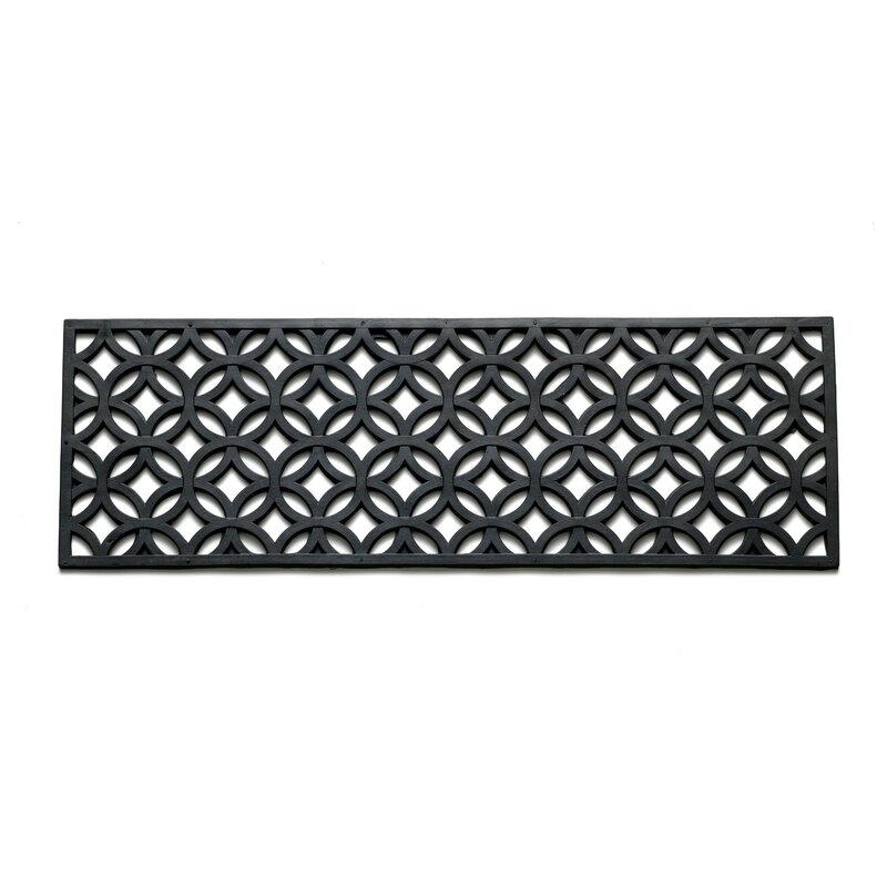 Sirmans Safe Step Black Stair Tread (Set of 4)