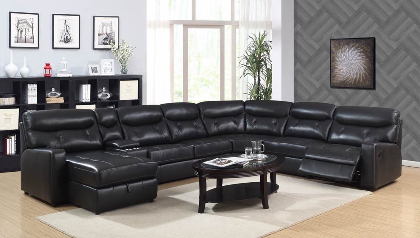 Sectional Sofa With Recliners 