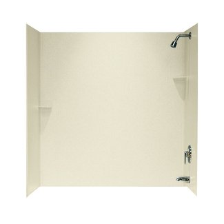 Solid Surface 60" x 60" x 30" Three Panel Shower Wall