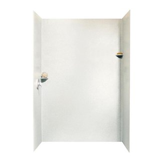 Solid Surface 96" x 62" x 36" Three Panel Shower Wall