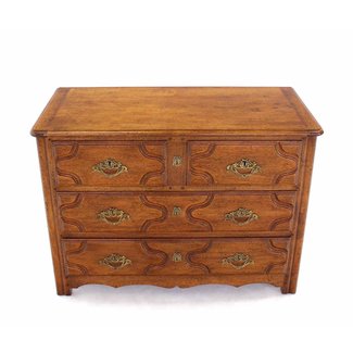 Solid Wood Gothic Three-Drawer Chest of Drawers For Sale ...