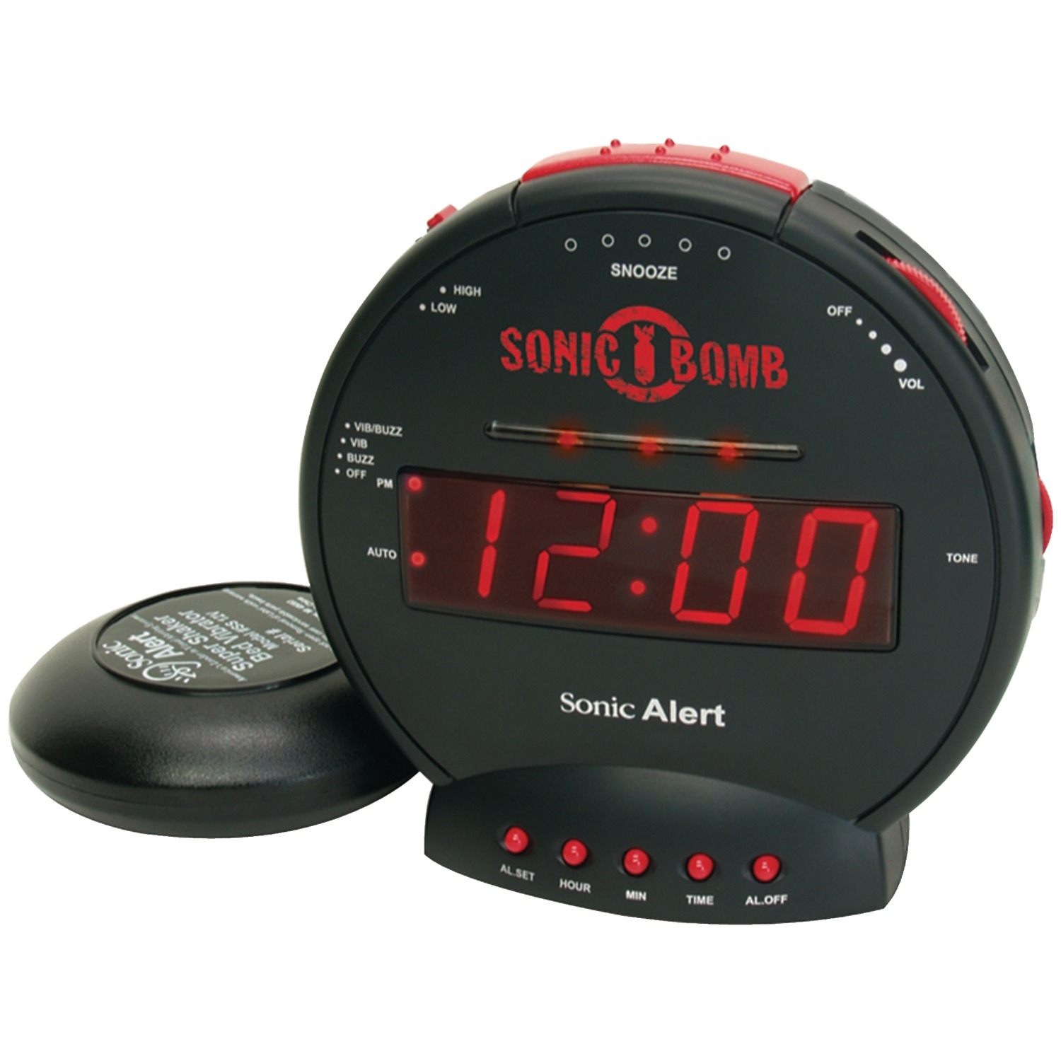 Sonic Bomb Alarm Tabletop Clock