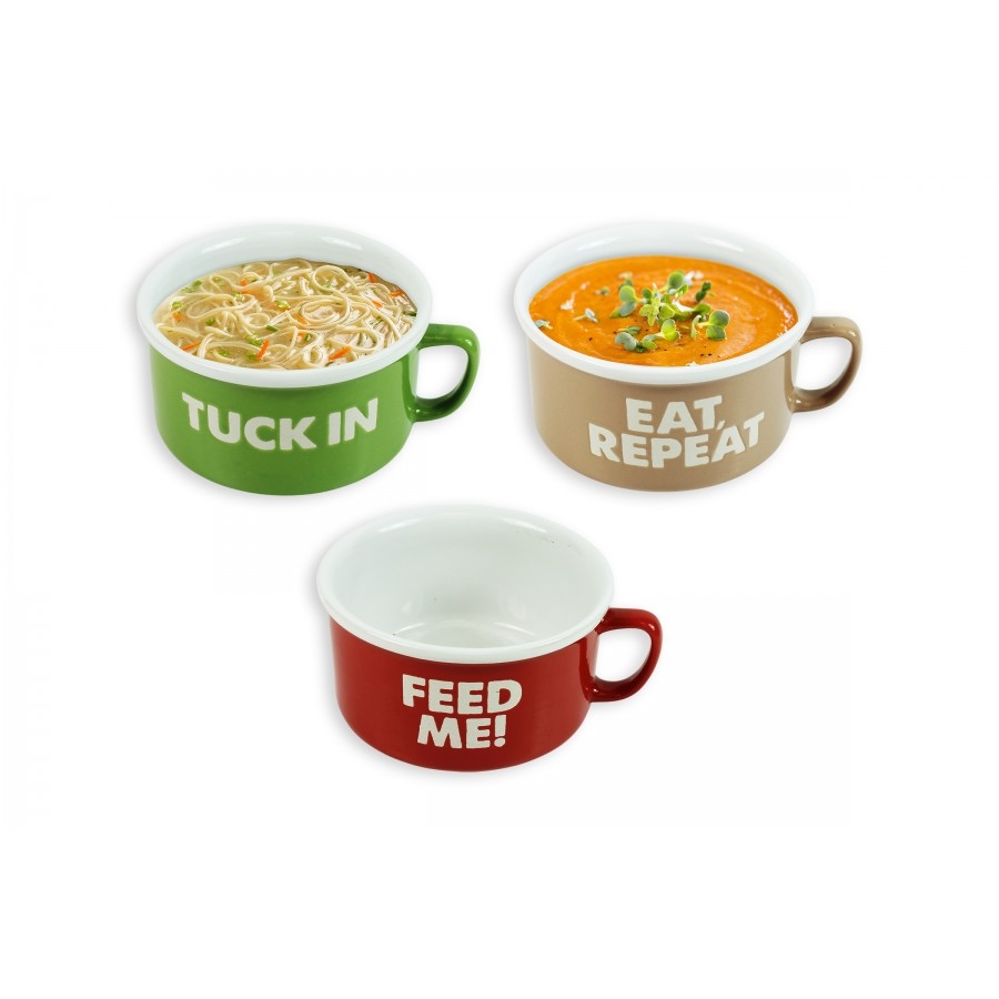 Soup Bowl Giant Mug Set Pasta Bowl with Handle Soup