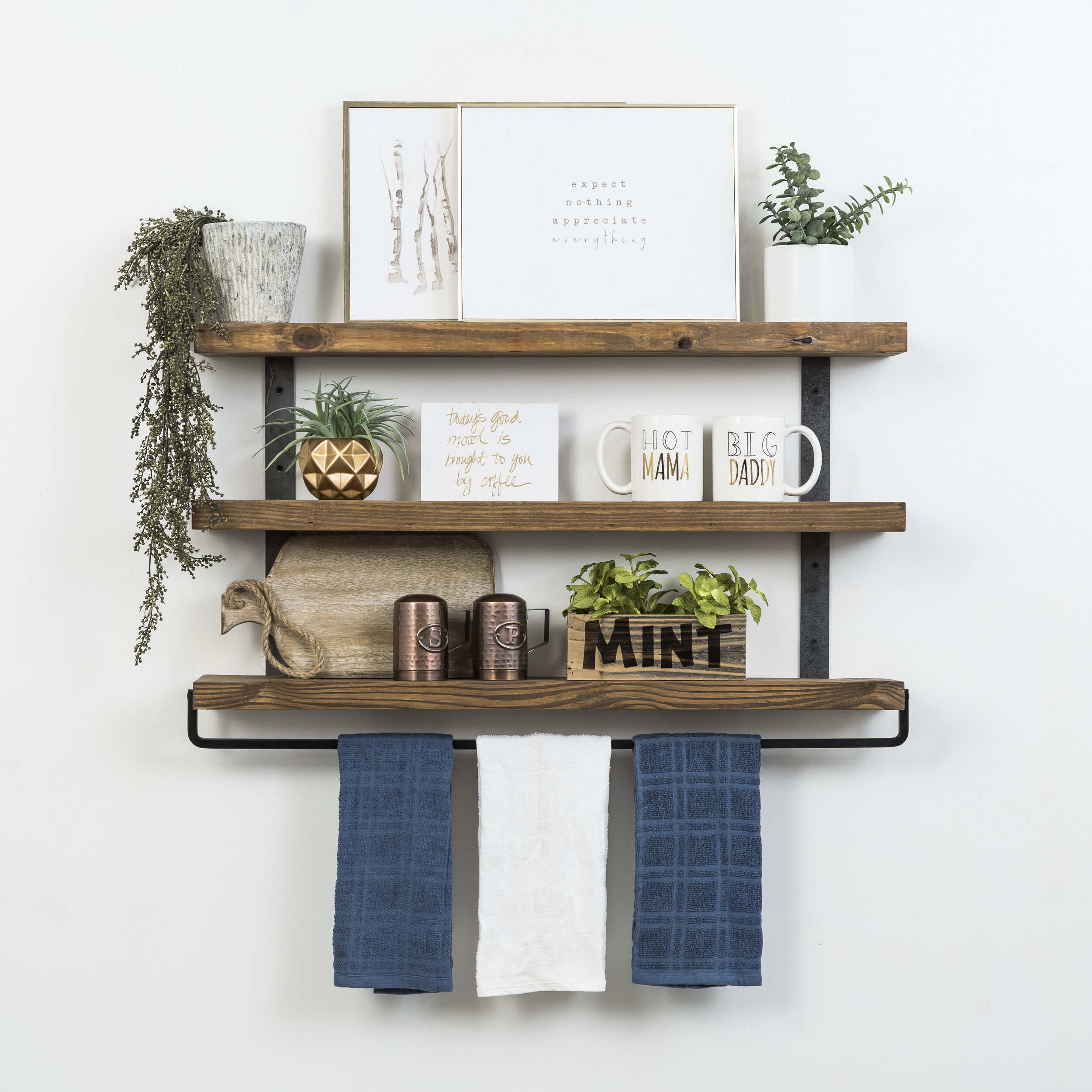 Bathroom Shelf With Towel Bar Youll Love In 2021 Visualhunt