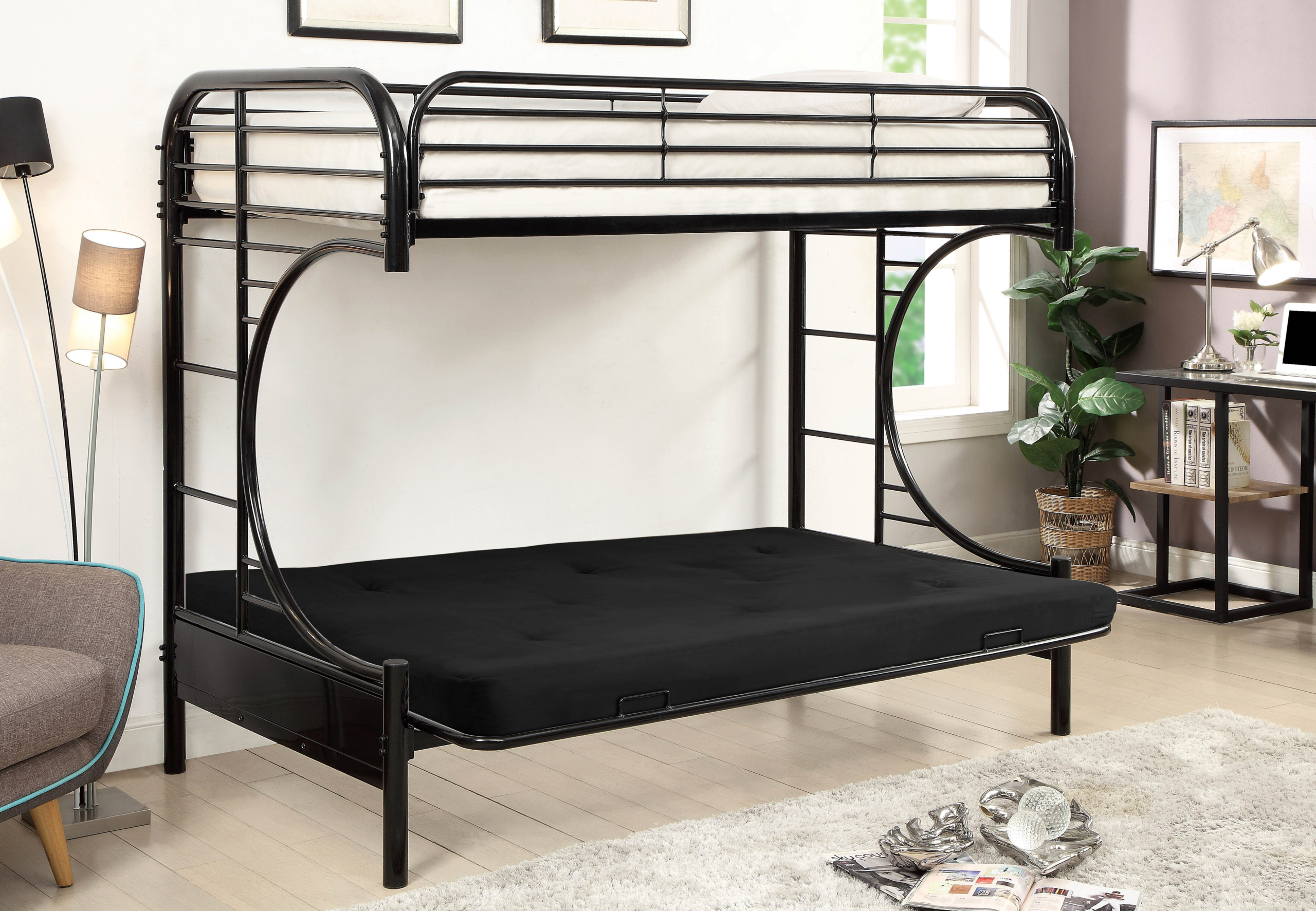 Full Over Futon Bunk Bed Visualhunt, Twin Futon Bunk Bed