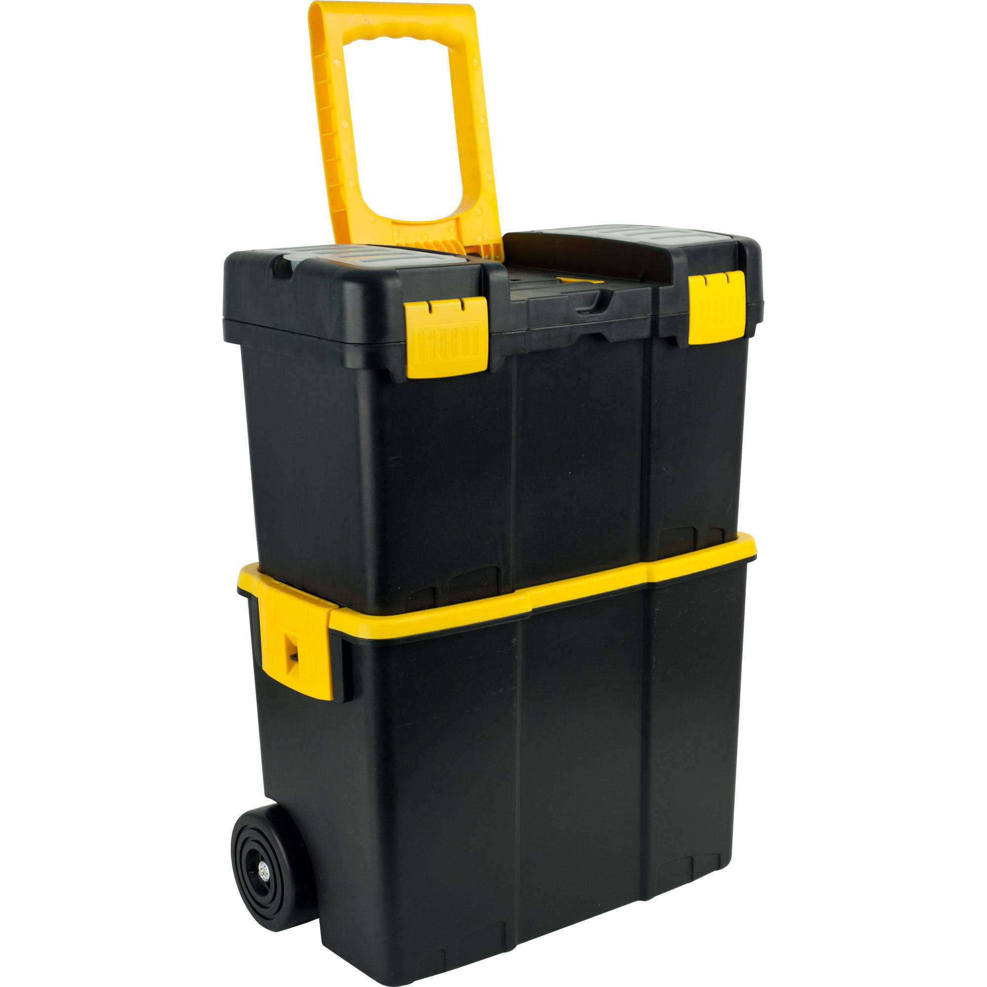 Portable Tool Storage Work Center Containers Wheels Handle Box Tray Heavy Duty 