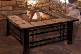 Wood Burning Fire Pit Table
