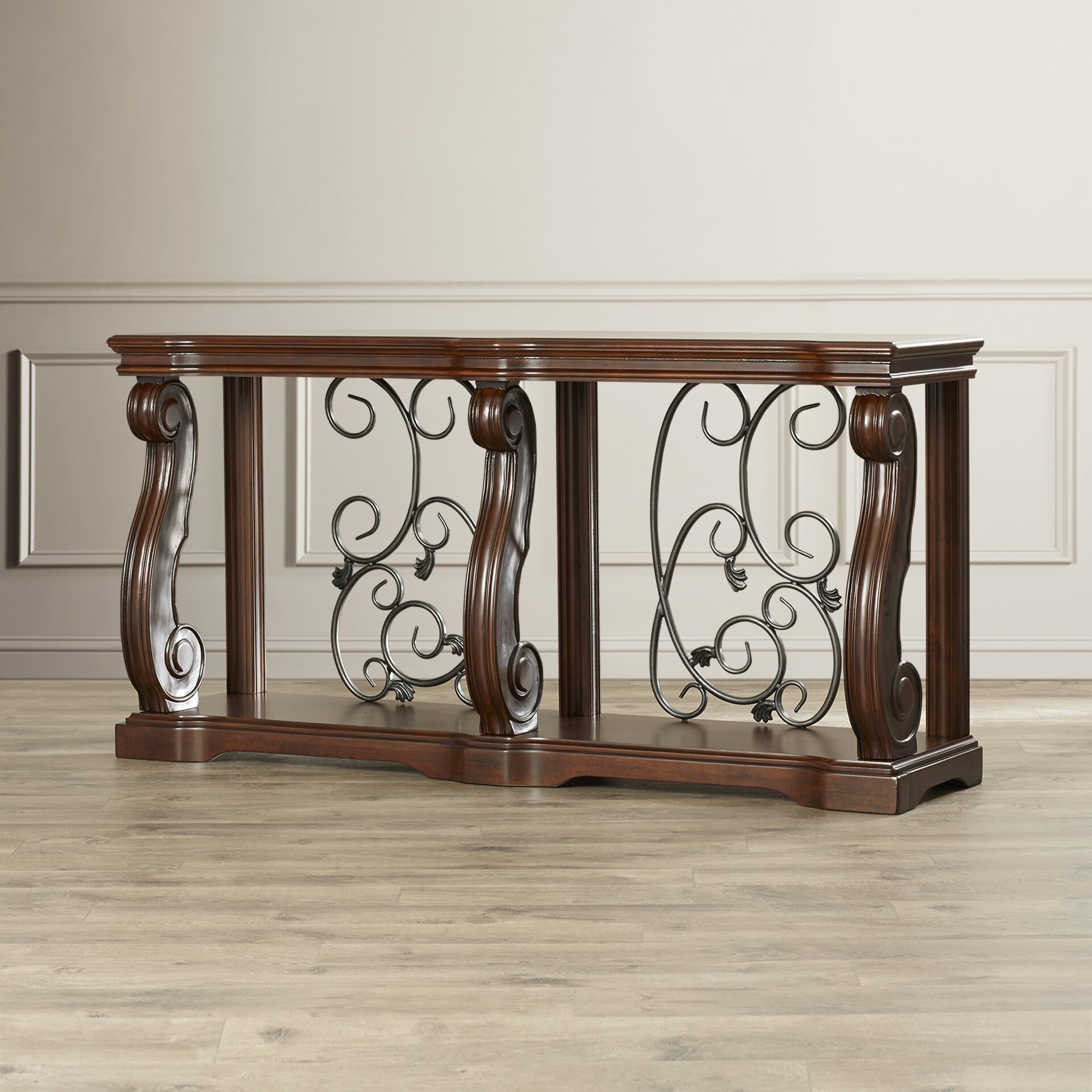 Steelville console store table