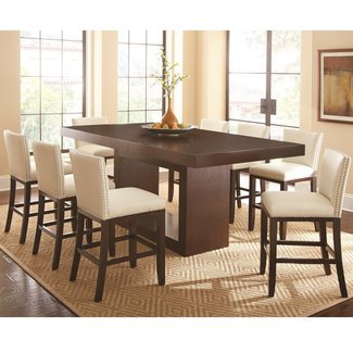 Steve Silver Antonio 9 Piece Counter Height Dining Set ...
