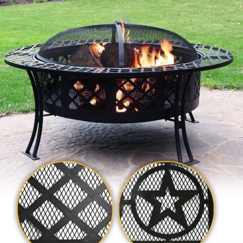 Sunnydaze Large Bowl Fire Pit, Options Available 40 Inch Diameter