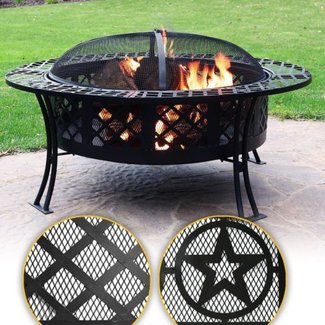 Sunnydaze Large Bowl Fire Pit, Options Available 40 Inch Diameter