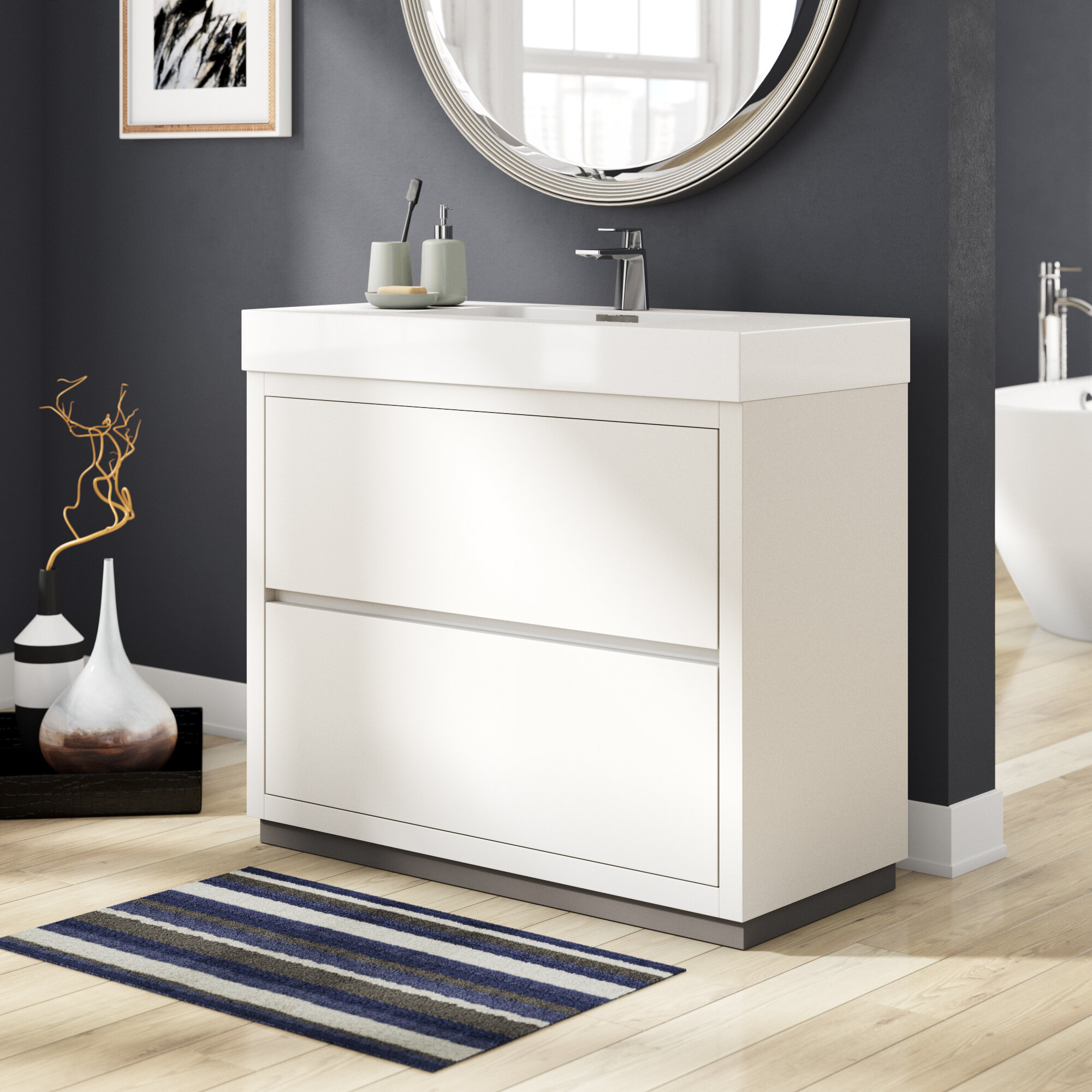 Tenafly 40 Single Bathroom Vanity Set