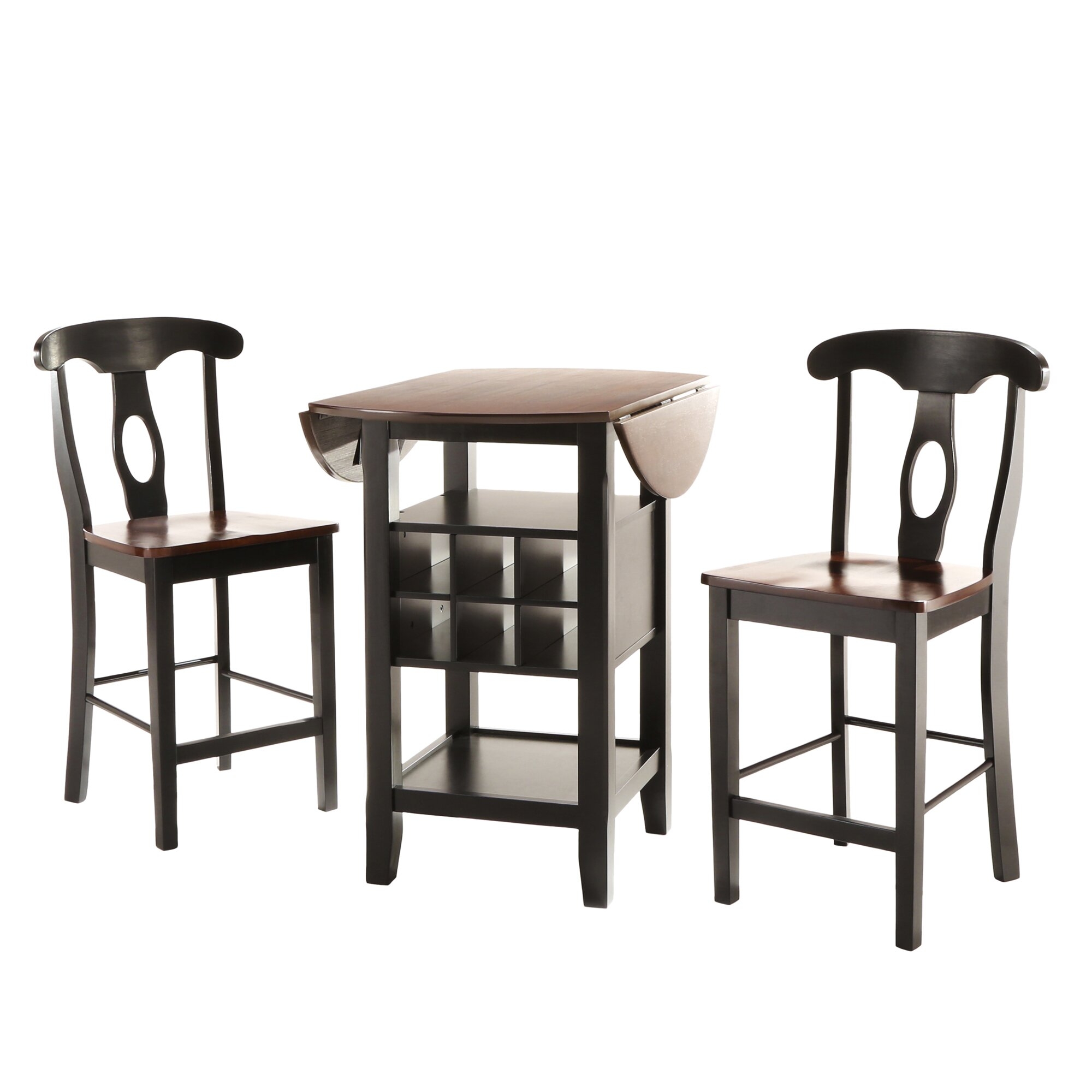 Three Posts Bayford 3 Piece Counter Height Pub Table Set