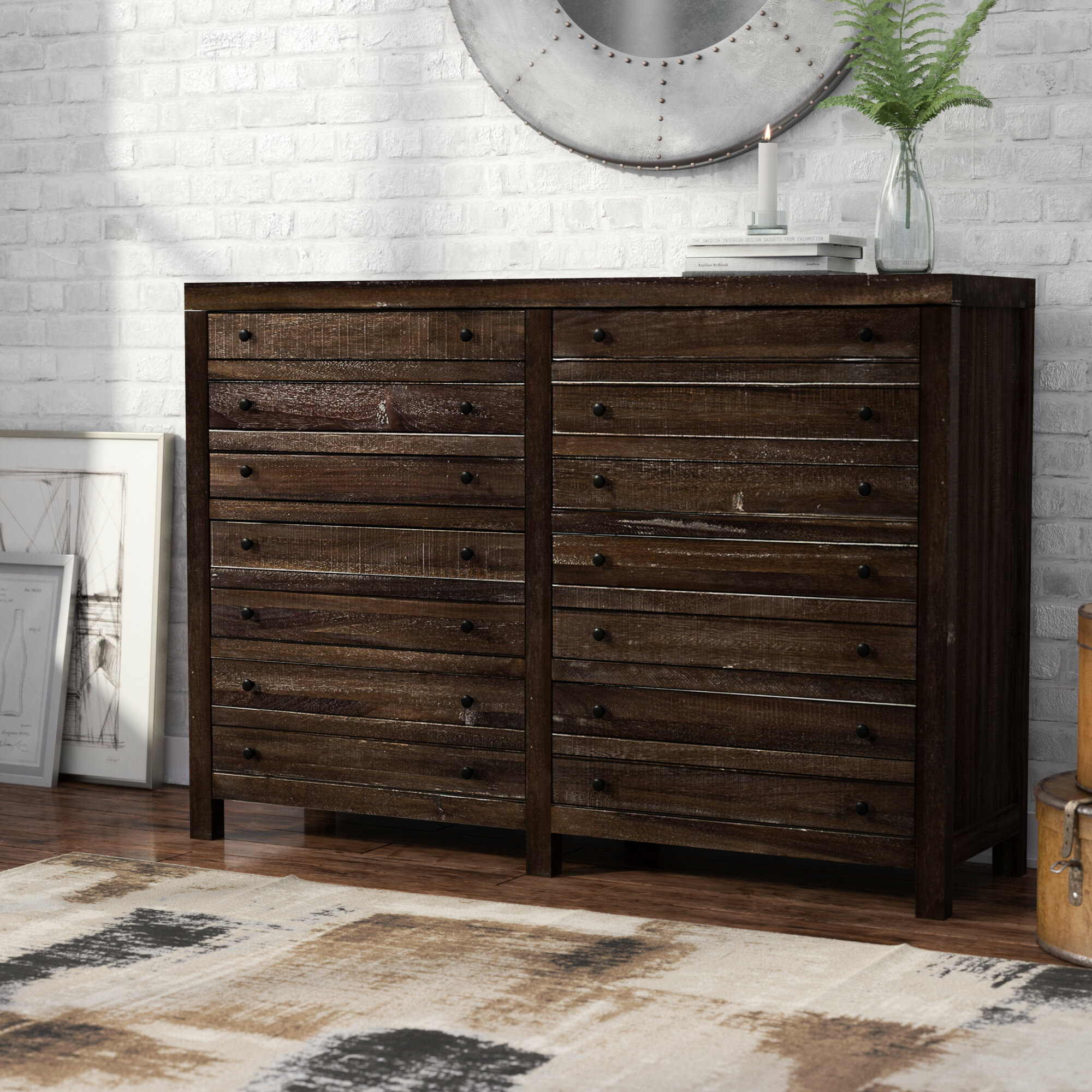 Tierra 8 Drawer Double Dresser