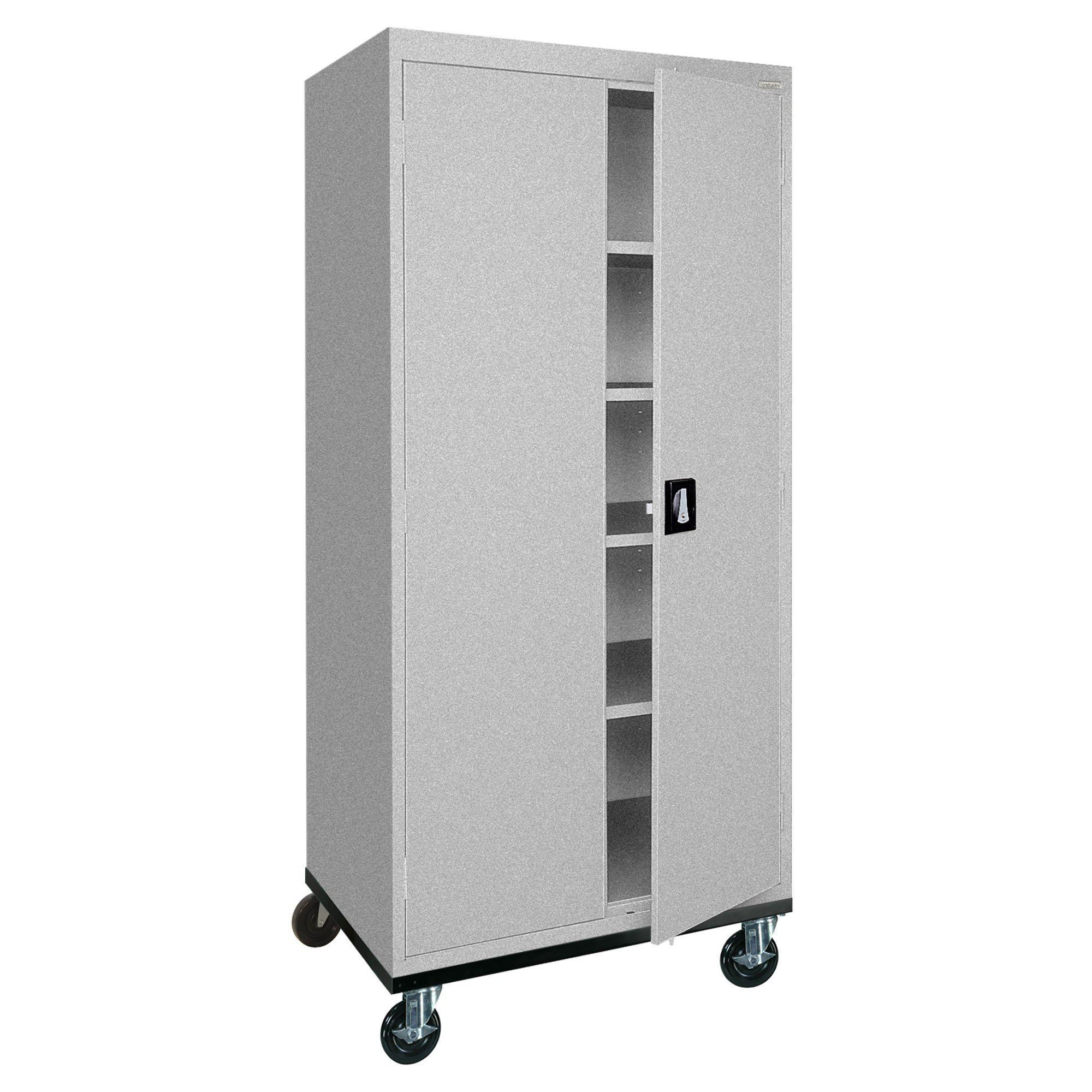 Tall Wood Storage Cabinets With Doors - VisualHunt