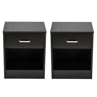 UBesGoo Set of 2 Night Stand 2 Layer Bedside End