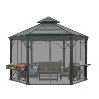 Universal Netting for Hexagonal Gazebo