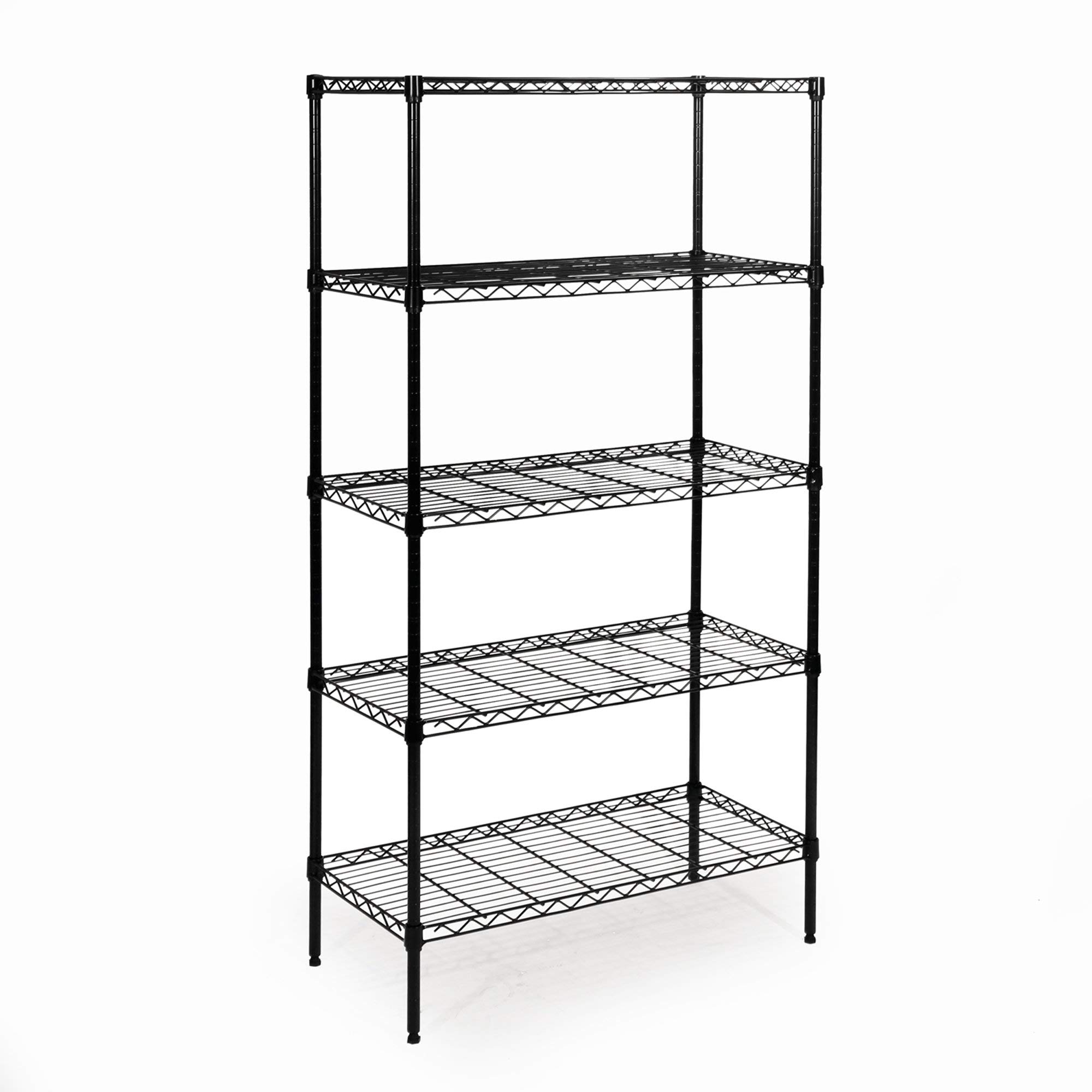 Veneer 60" H x 30" W 5-Tier Shelving Unit