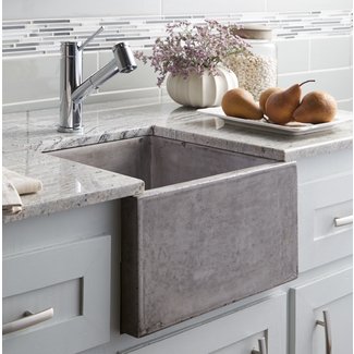 Ventana 15" L x 15" W Farmhouse Kitchen Sink