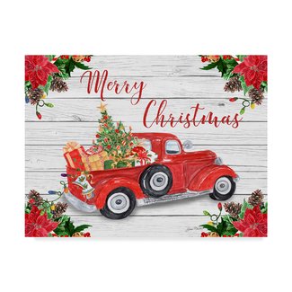 Red Truck With Christmas Tree - VisualHunt