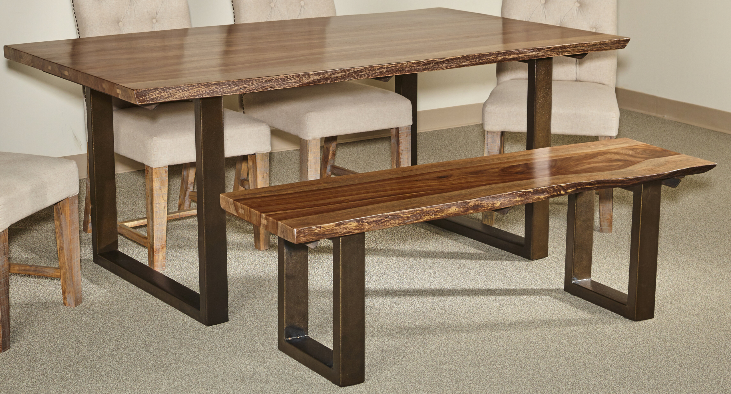 Farmhouse Table With Bench