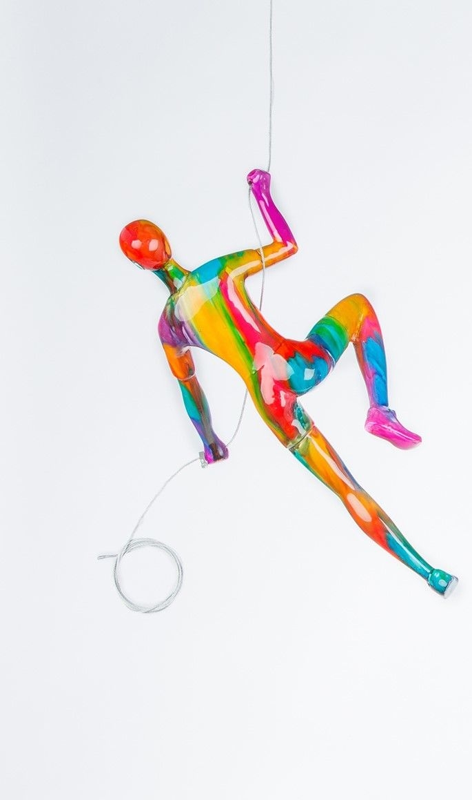 Wall Climber Sculpture Wall Decor