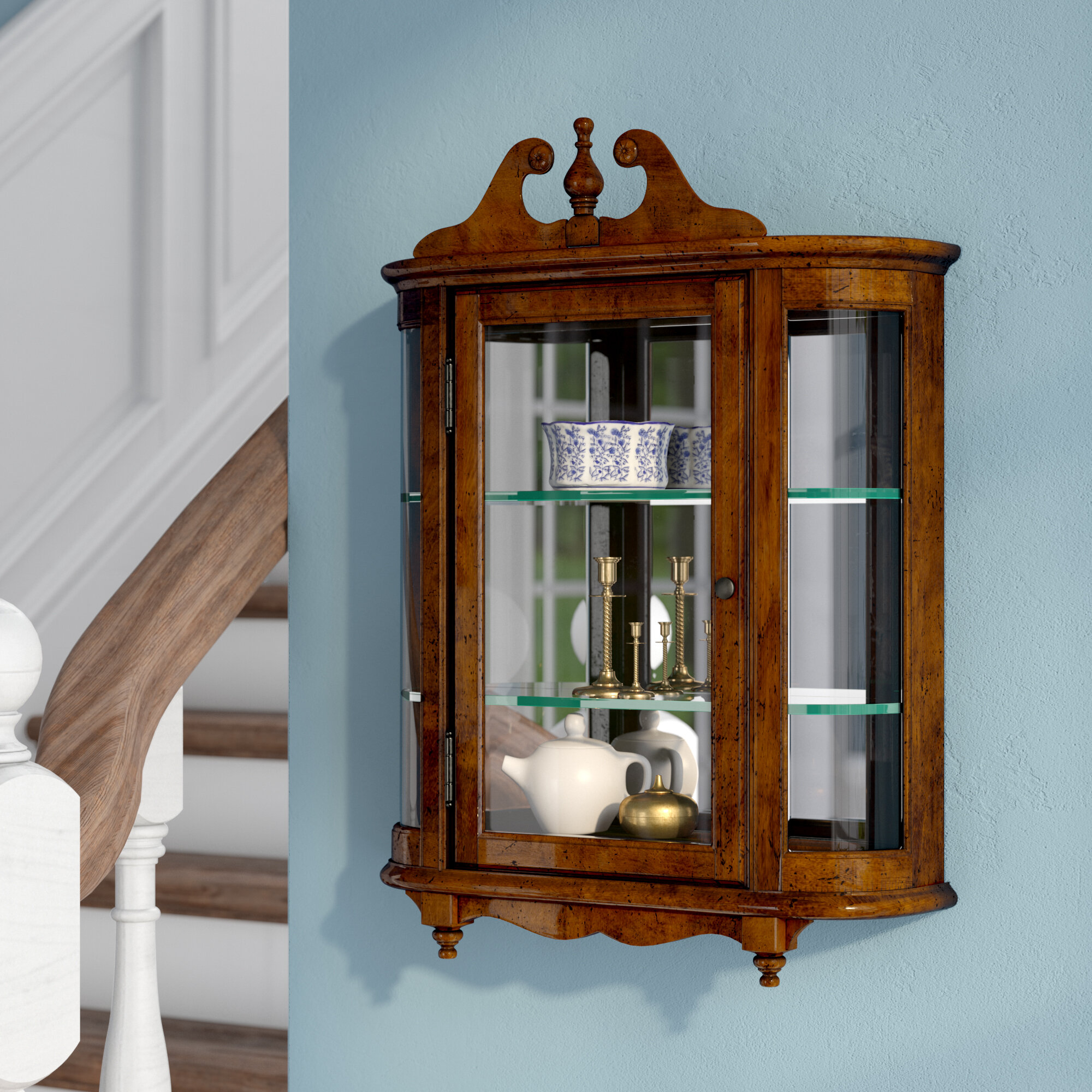 50 Wall Mounted Curio Cabinet You Ll Love In 2020 Visual Hunt