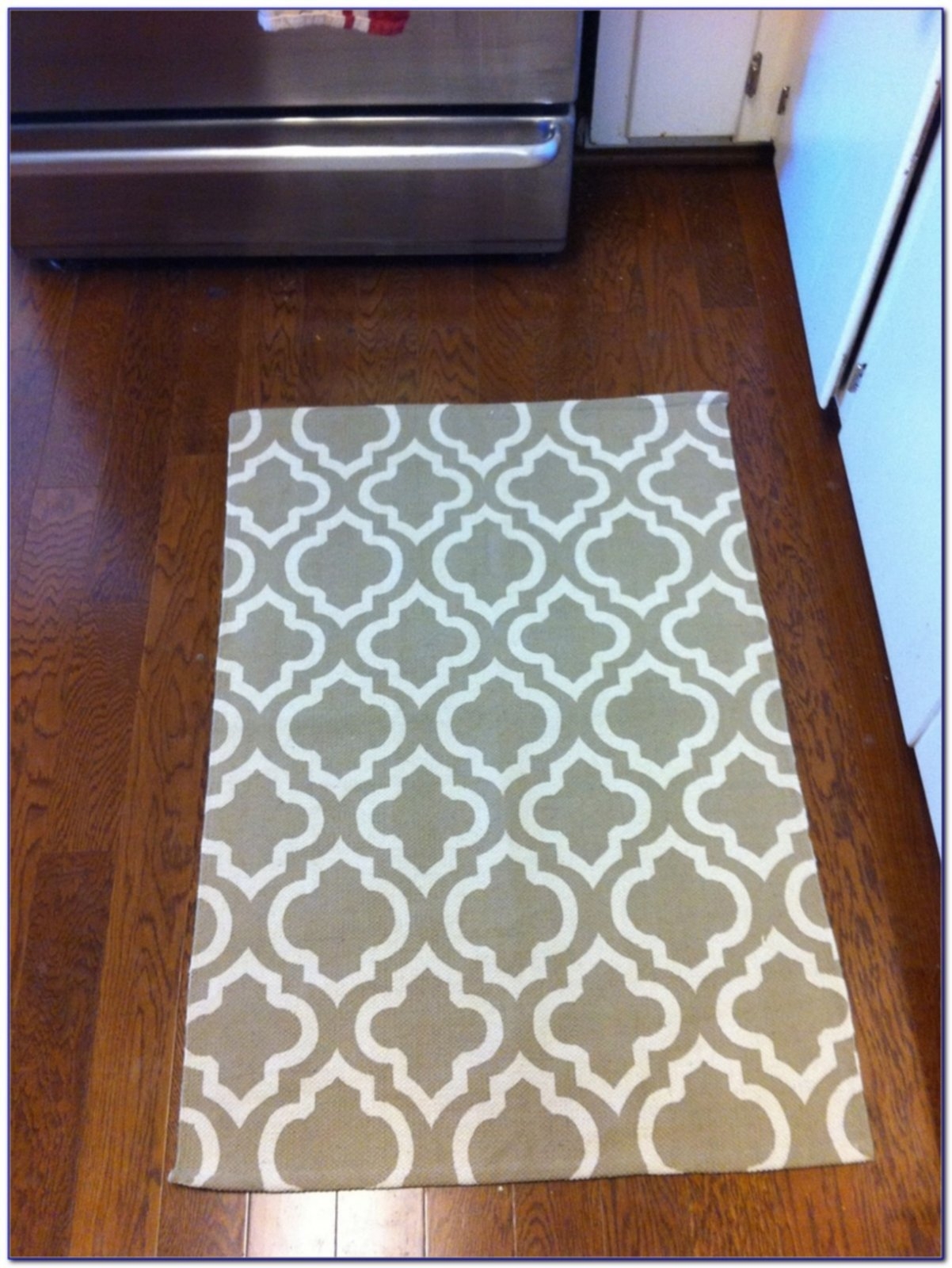 2Pc Non-Slip Kitchen Mat Rubber Backing Doormat Runner Rug Set 40x60cm+40x120cm