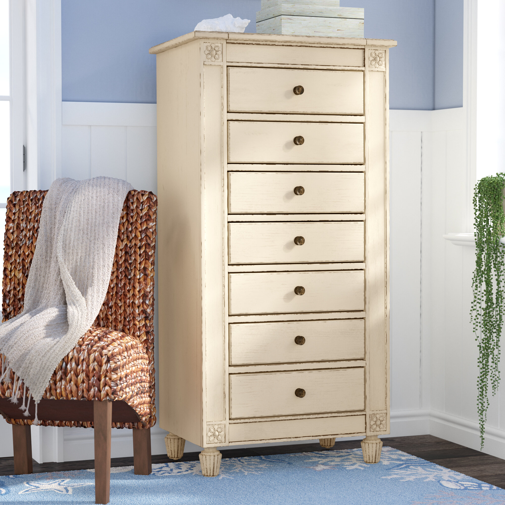 Waverley 7 Drawer Lingerie Chest with Mirror