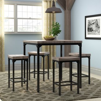 Wegner 5 Piece Counter Height Dining Set