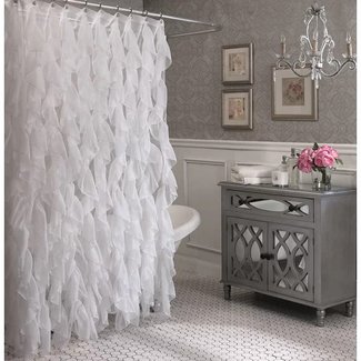Westendorf Cascading Waterfall Single Shower Curtain