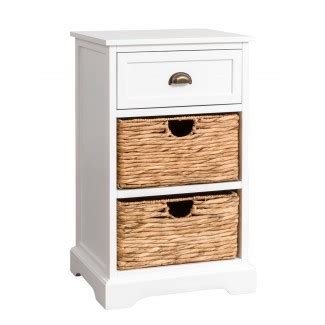 White Cabinet with 2 Basket Drawers from Storage Box