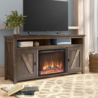 Whittier TV Stand for TVs up to 60" with Fireplace