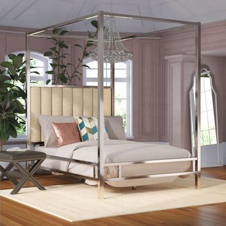 Wicklund Upholstered Canopy Bed