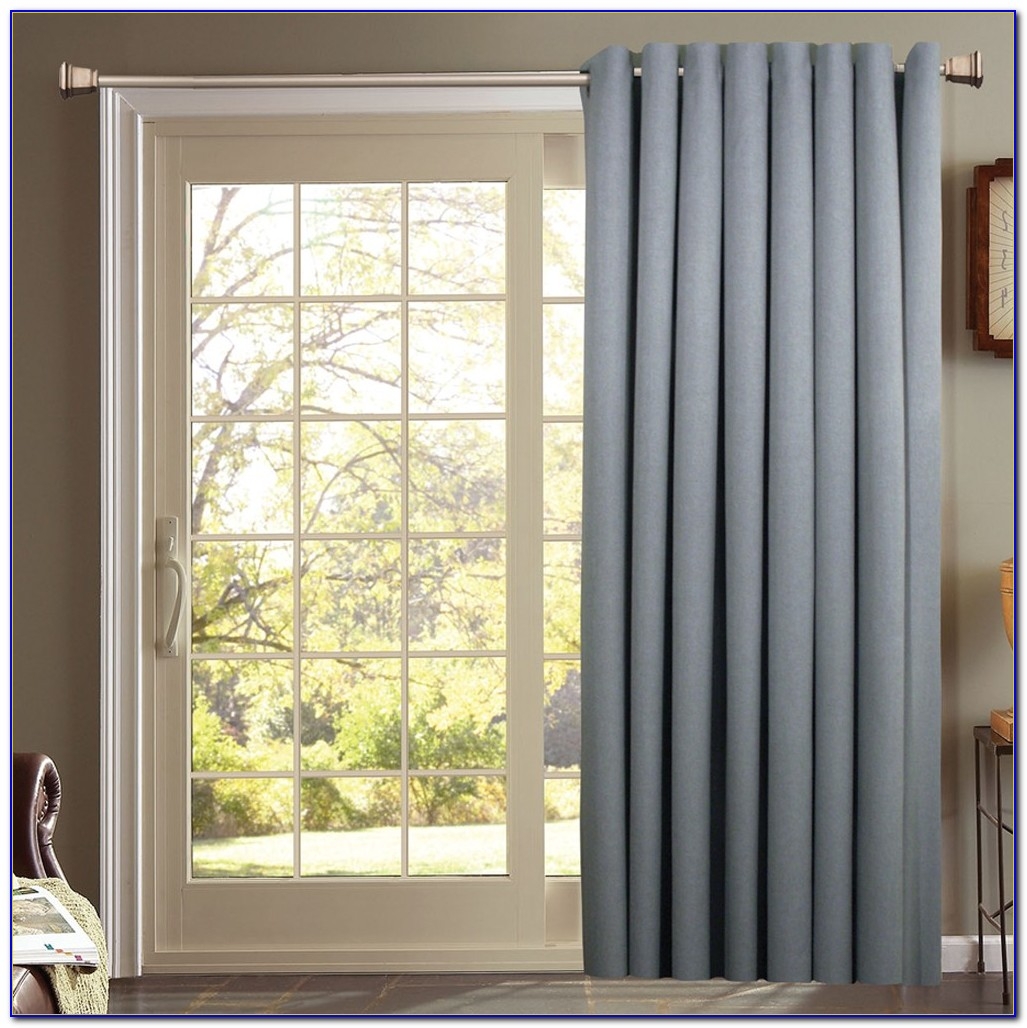 French Door Curtain Rods You Ll Love In, Small Curtain Rods For French Doors