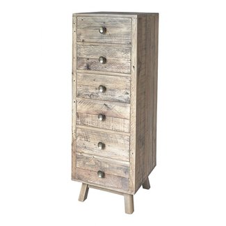 Woodland Rustic Plank Tall Chest of Drawers from Curiosity ...