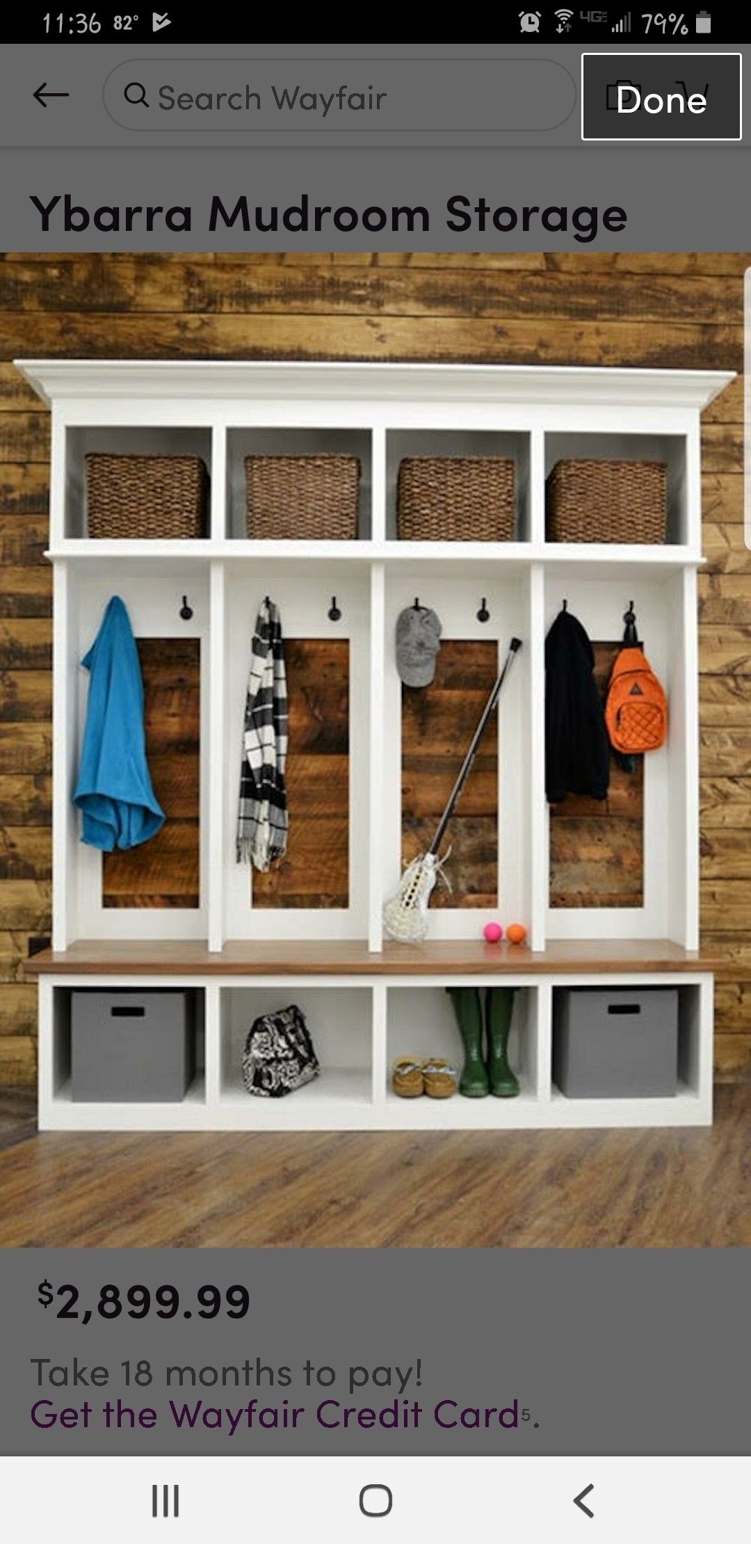 Ybarra Mudroom Storage Unit Hall Tree