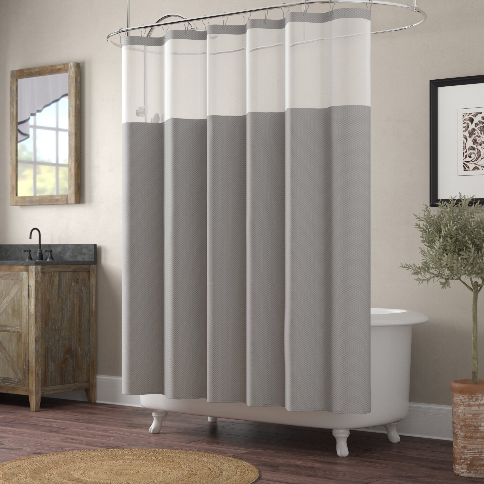 Clawfoot Tub Shower Curtain Visualhunt, Do You Need A Special Shower Curtain For Clawfoot Tub