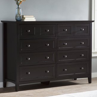 Zeppelin 8 Drawer Double Dresser